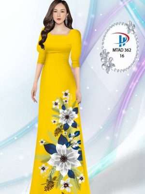 Vải Áo Dài Hoa In 3D AD MTAD362 27